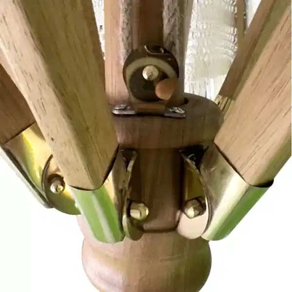 2.5 Mt Ahşap Makrome Bahçe Şemsiyesi