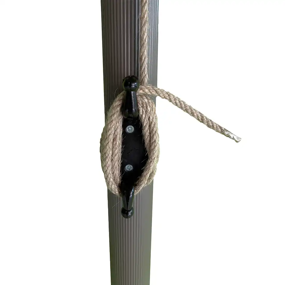 2.5 Metre Yuvarlak Alüminyum Gövdeli Bohem Saz Şemsiye