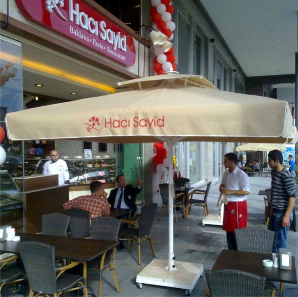 3x3 İpli Saçaklı Bahçe Şemsiyesi Akrilik Kumaş Yeşil