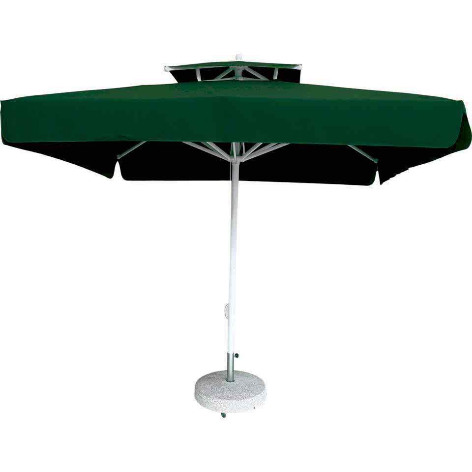 3x3 İpli Saçaklı Bahçe Şemsiyesi Akrilik Kumaş Krem