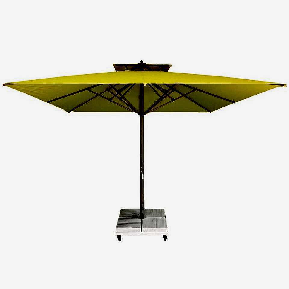 4x4 Teleskopik Eko Model Şemsiye Saçaksız Akrilik Kumaş Siyah