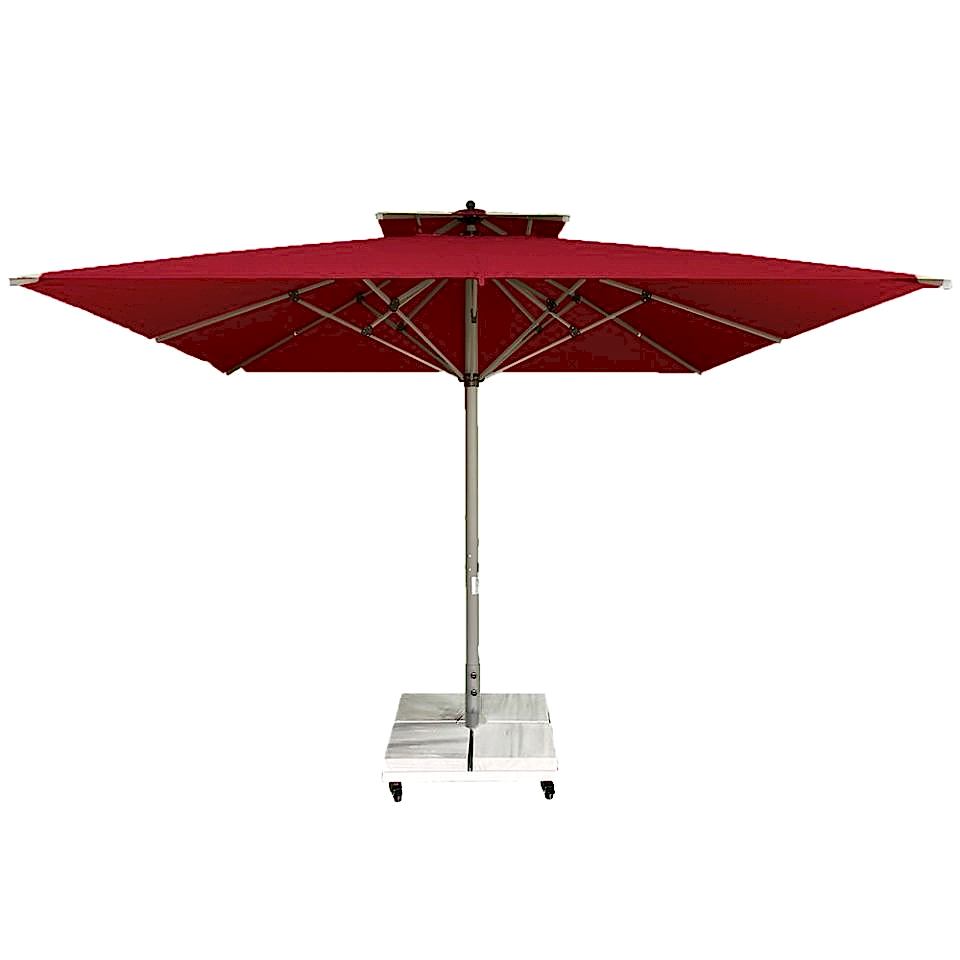 4x4 Teleskopik Eko Model Şemsiye Saçaksız Akrilik Kumaş Yeşil