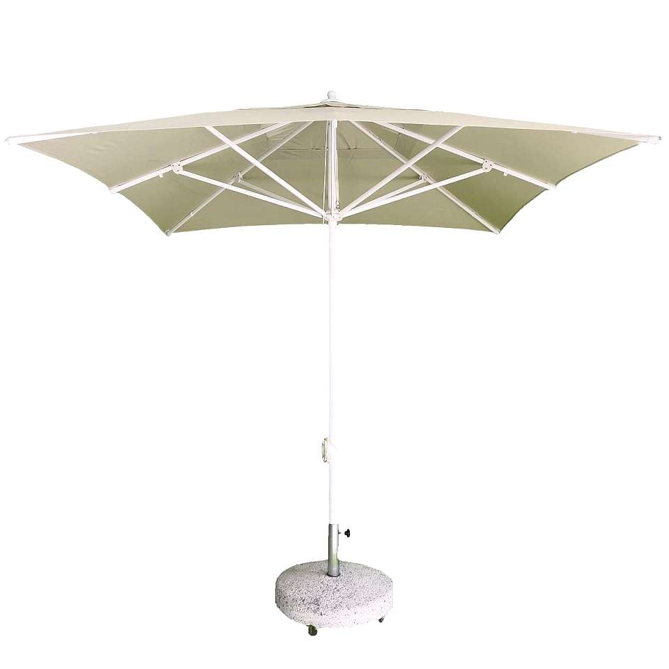 2,5x2,5 İpli Saçaksız Havuz Şemsiyesi Polyester Dokuma Kumaşlı Siyah