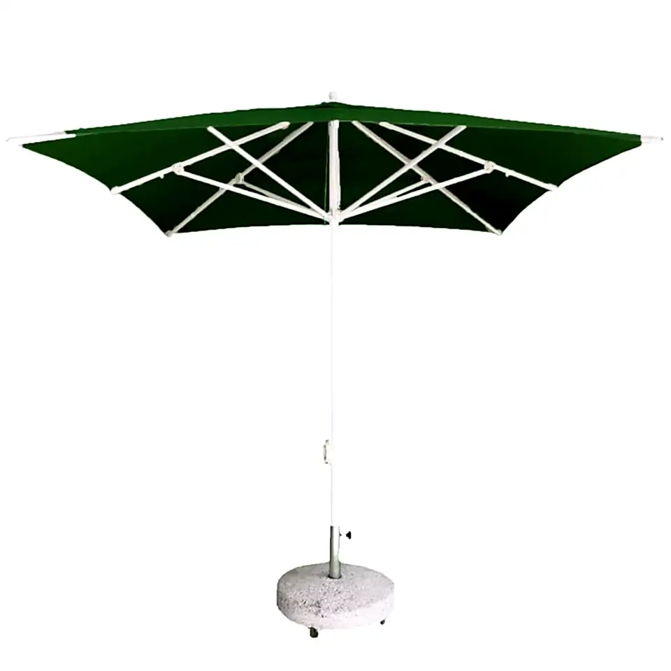 2,5x2,5 İpli Saçaksız Havuz Şemsiyesi Polyester Dokuma Kumaşlı Siyah