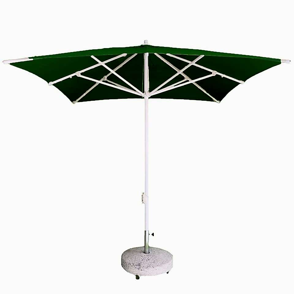 2,5x2,5 İpli Saçaksız Havuz Şemsiyesi Polyester Dokuma Kumaşlı Yeşil