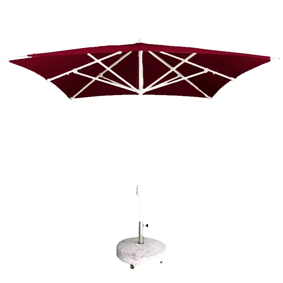 2,5x2,5 İpli Saçaksız Havuz Şemsiyesi Akrilik Kumaşlı Yeşil