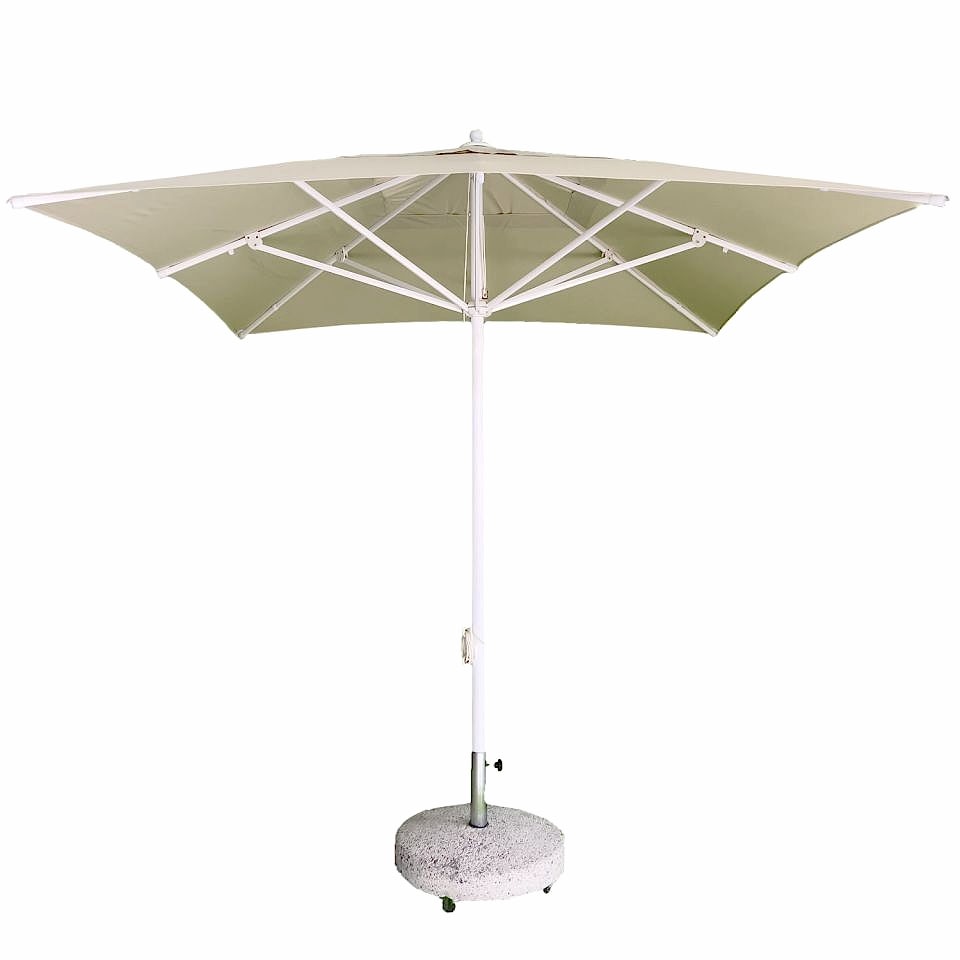 2,5x2,5 İpli Saçaksız Havuz Şemsiyesi Akrilik Kumaşlı Antrasit