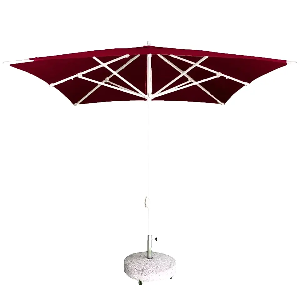 2,5x2,5 İpli Saçaksız Havuz Şemsiyesi Akrilik Kumaşlı Antrasit