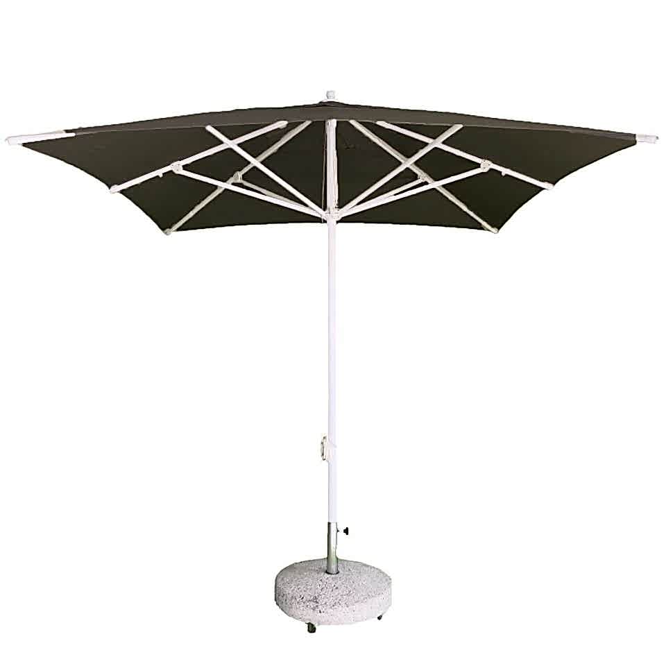 2,5x2,5 İpli Saçaksız Havuz Şemsiyesi Akrilik Kumaşlı Krem Renk