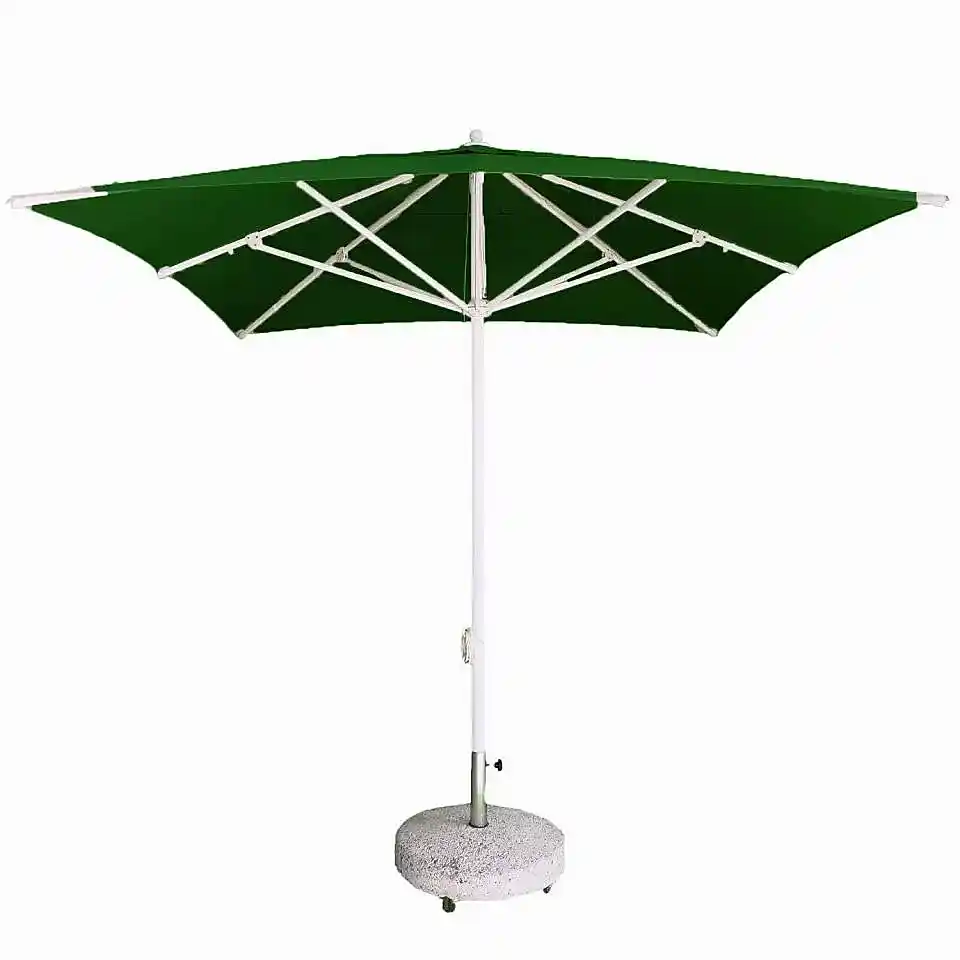 2,5x2,5 İpli Saçaksız Havuz Şemsiyesi Akrilik Kumaşlı Krem Renk