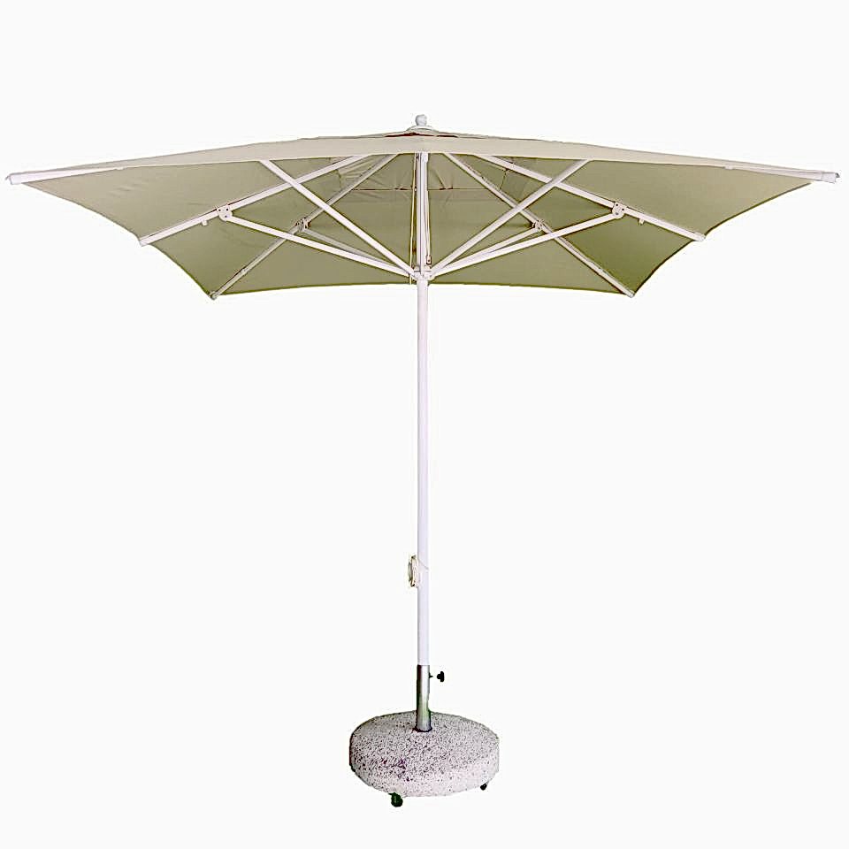 2,5x2,5 İpli Saçaksız Havuz Şemsiyesi Akrilik Kumaşlı Kırmızı