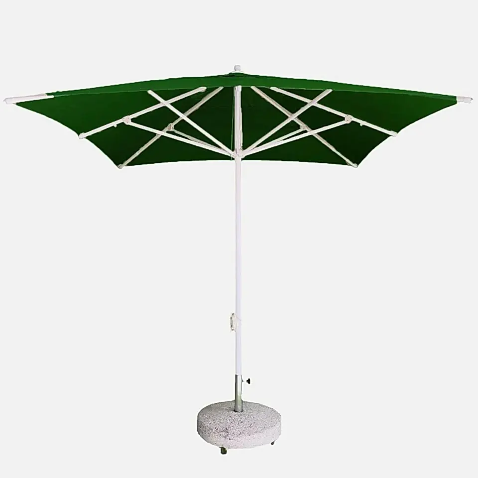 2,5x2,5 İpli Saçaksız Havuz Şemsiyesi Akrilik Kumaşlı Kırmızı