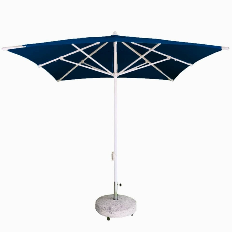 2,5x2,5 İpli Saçaksız Havuz Şemsiyesi Akrilik Kumaşlı Mavi