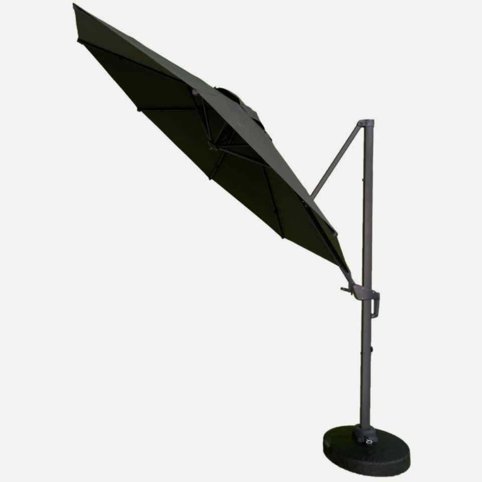Juba 3 Metre Yuvarlak Yandan Gövdeli Bahçe Şemsiyesi