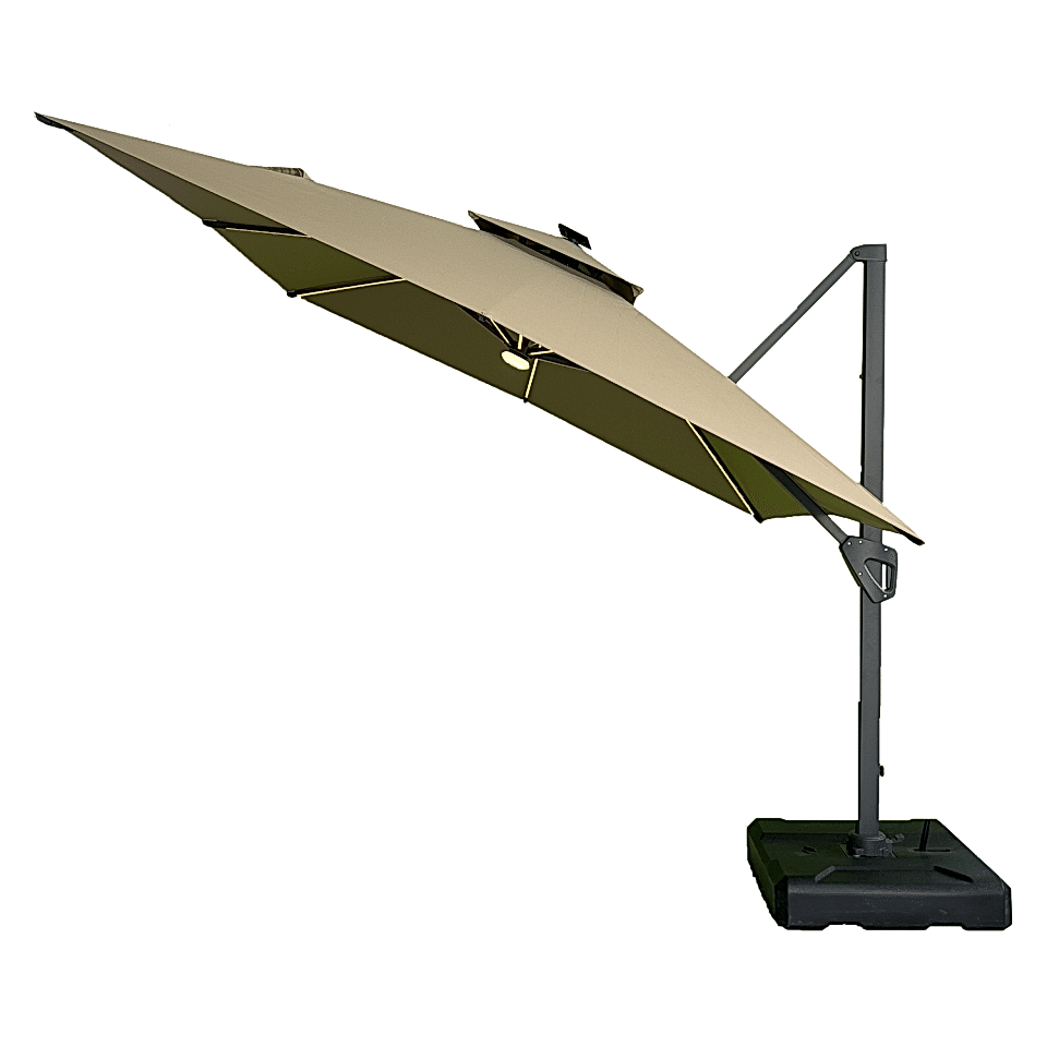 Lucilla 3x3 Yandan Gövdeli Bahçe Şemsiyesi