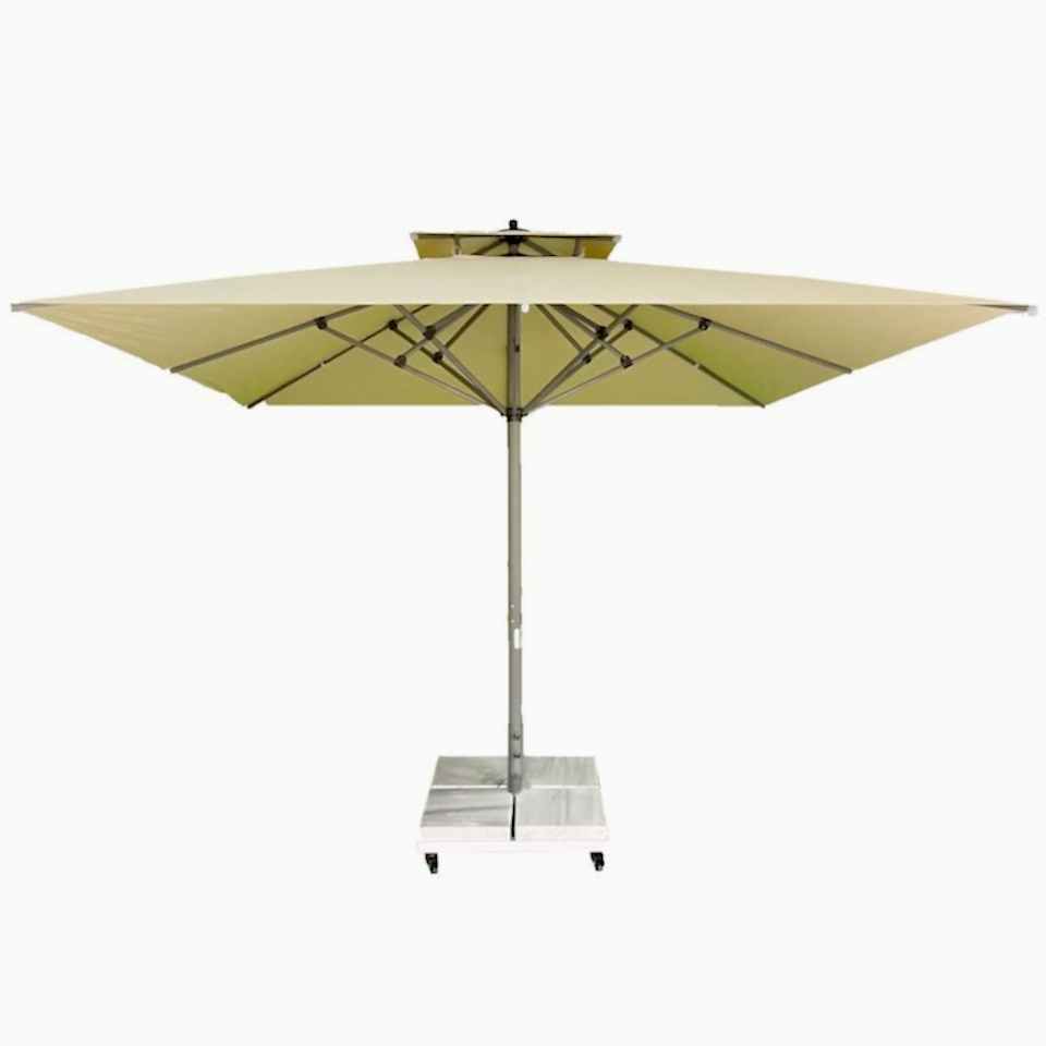 4x4 Teleskopik EKO MODEL Cafe Şemsiyesi Akrilik Kumaşlı, saçaksız, Bordo