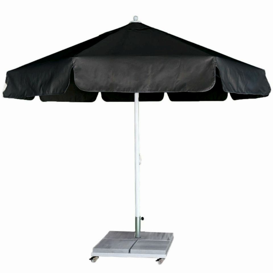 4m Yuvarlak İpli Plaj Şemsiyesi Polyester Dokuma Kumaşlı Yeşil