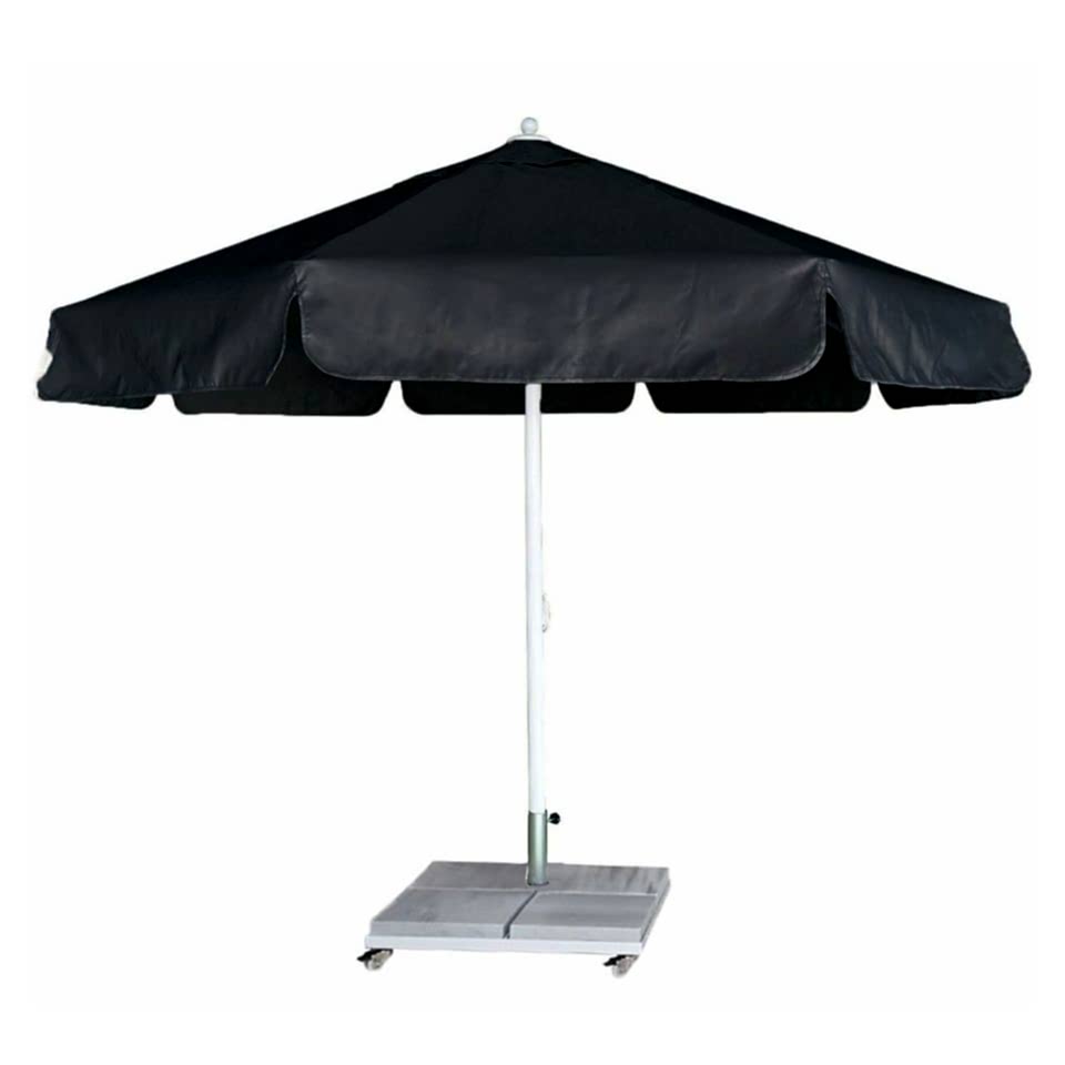 4m Yuvarlak İpli Plaj Şemsiyesi Akrilik Kumaş Bordo