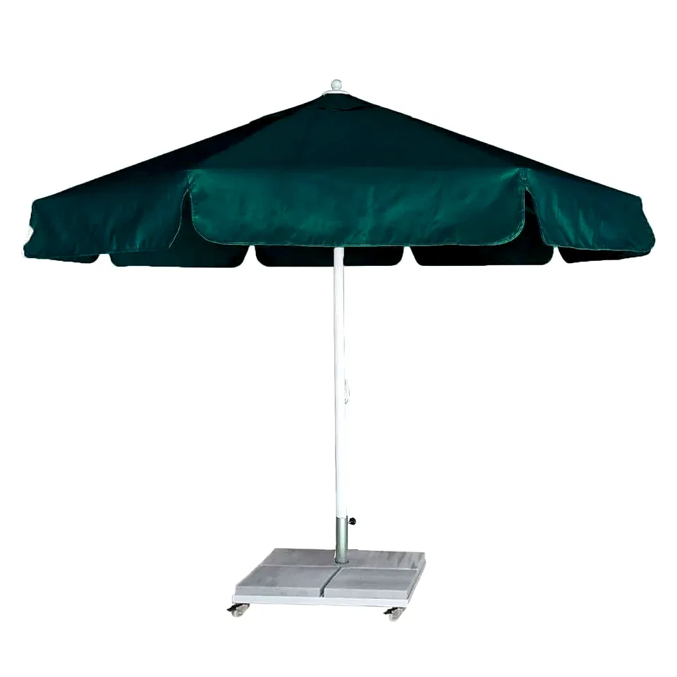 4m Yuvarlak İpli Plaj Şemsiyesi Akrilik Kumaş Lacivert